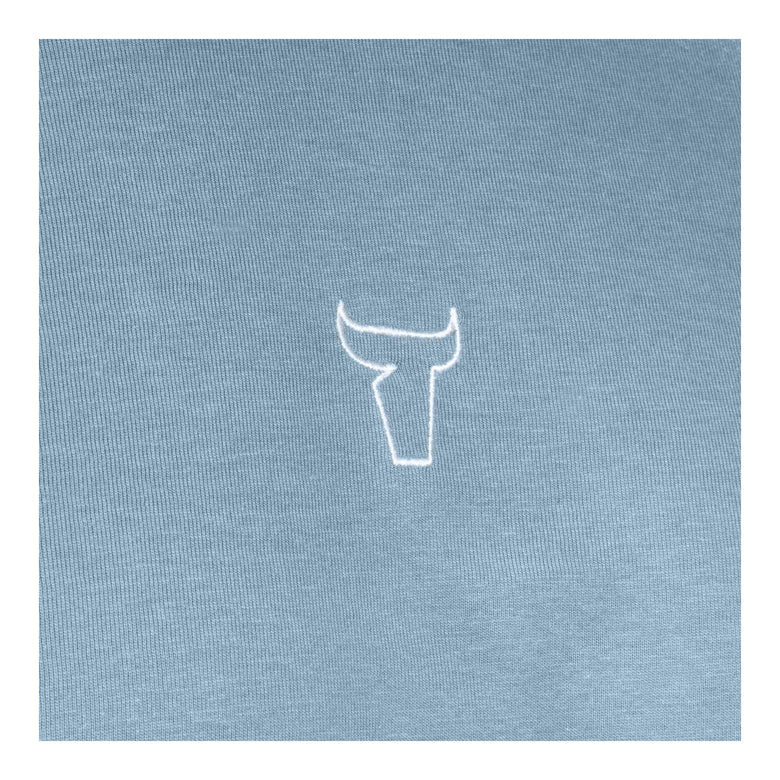 STIER T-Shirt embro essential organic cotton L sedona sage