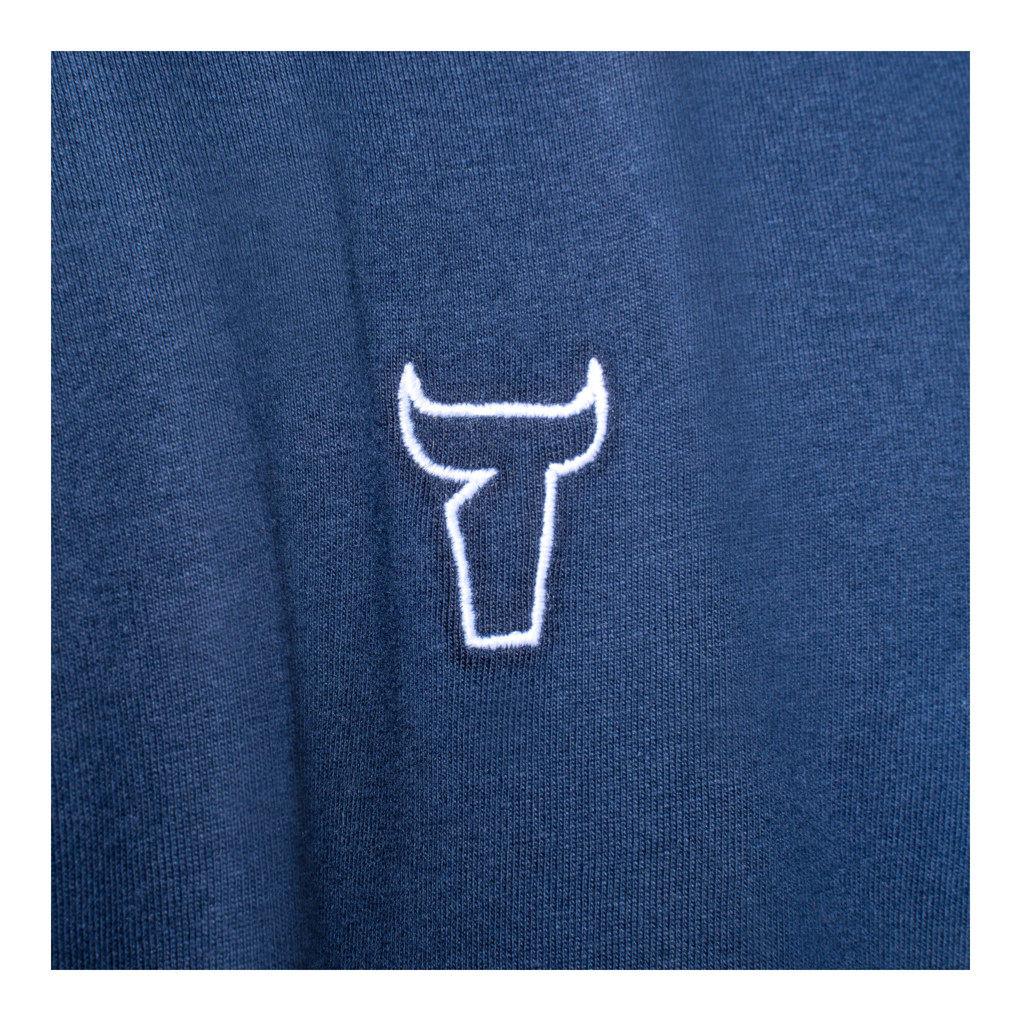 STIER T-Shirt embro essential organic cotton M navy