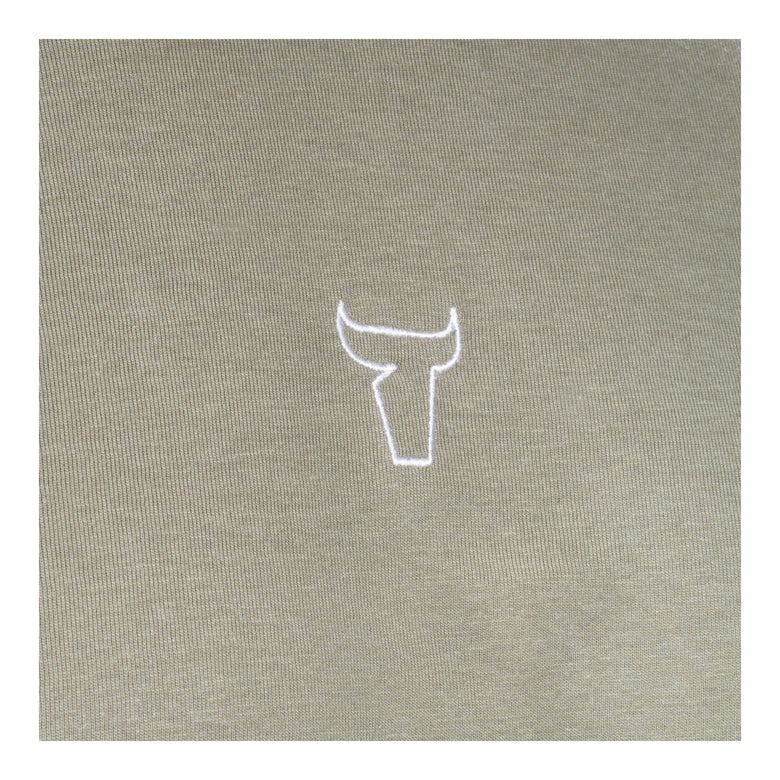 STIER T-Shirt embro essential organic cotton M olive