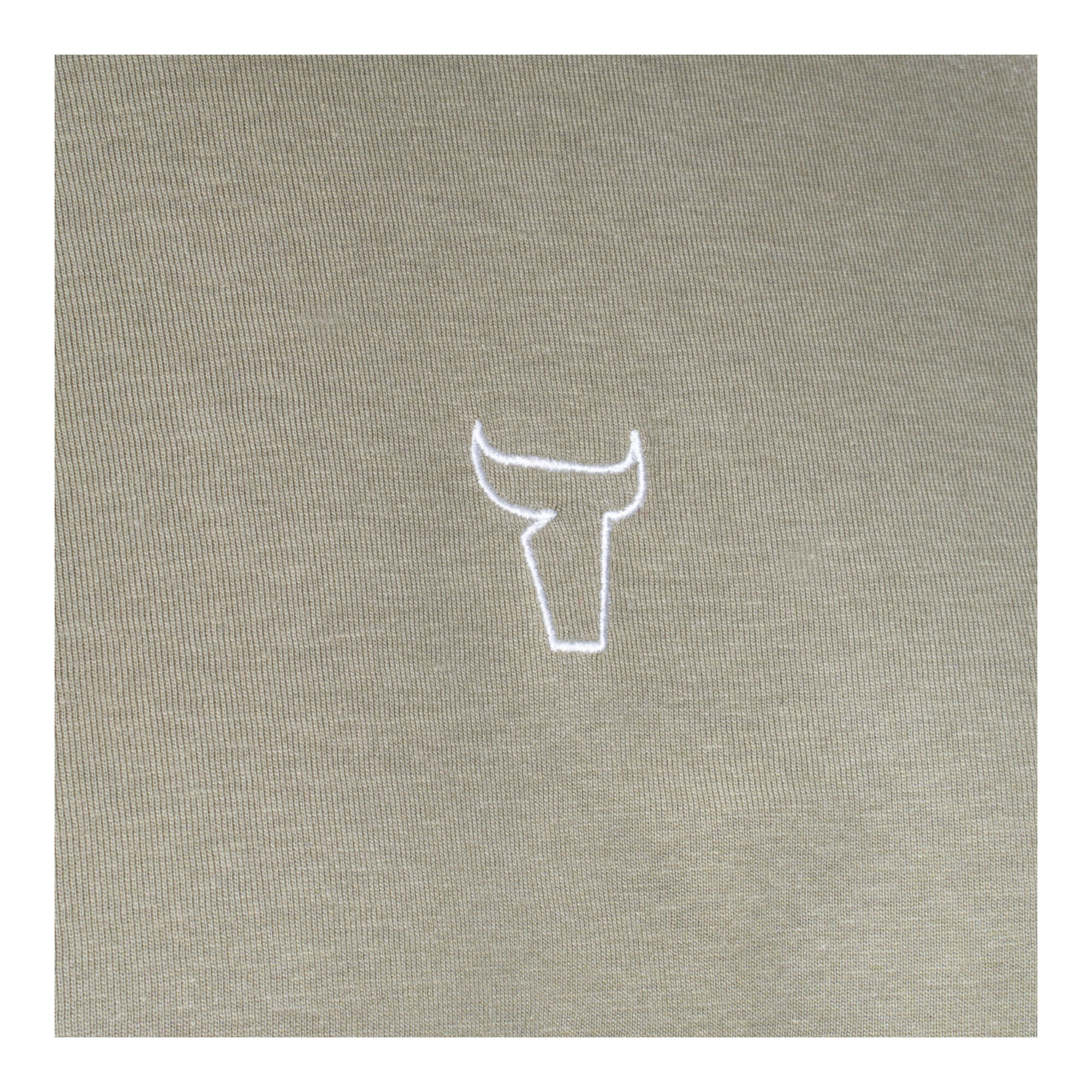 STIER T-Shirt embro essential organic cotton M olive
