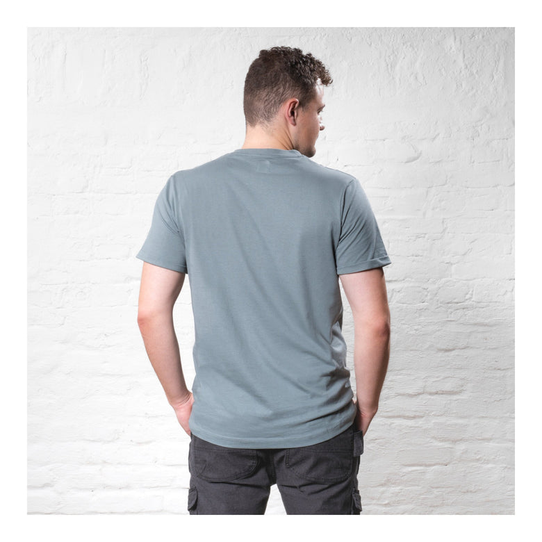 STIER T-Shirt embro essential organic cotton M sedona sage
