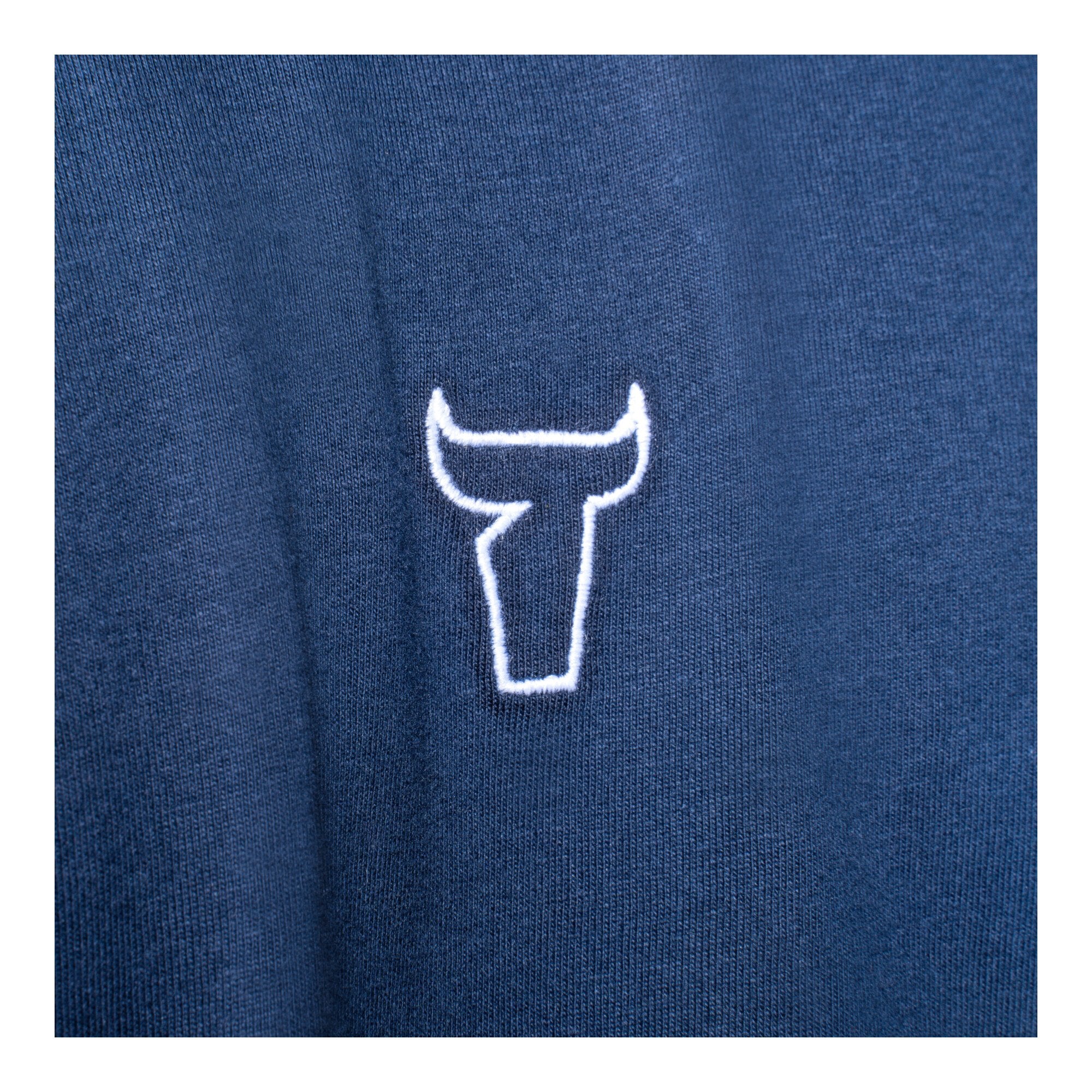STIER T-Shirt embro essential organic cotton S navy
