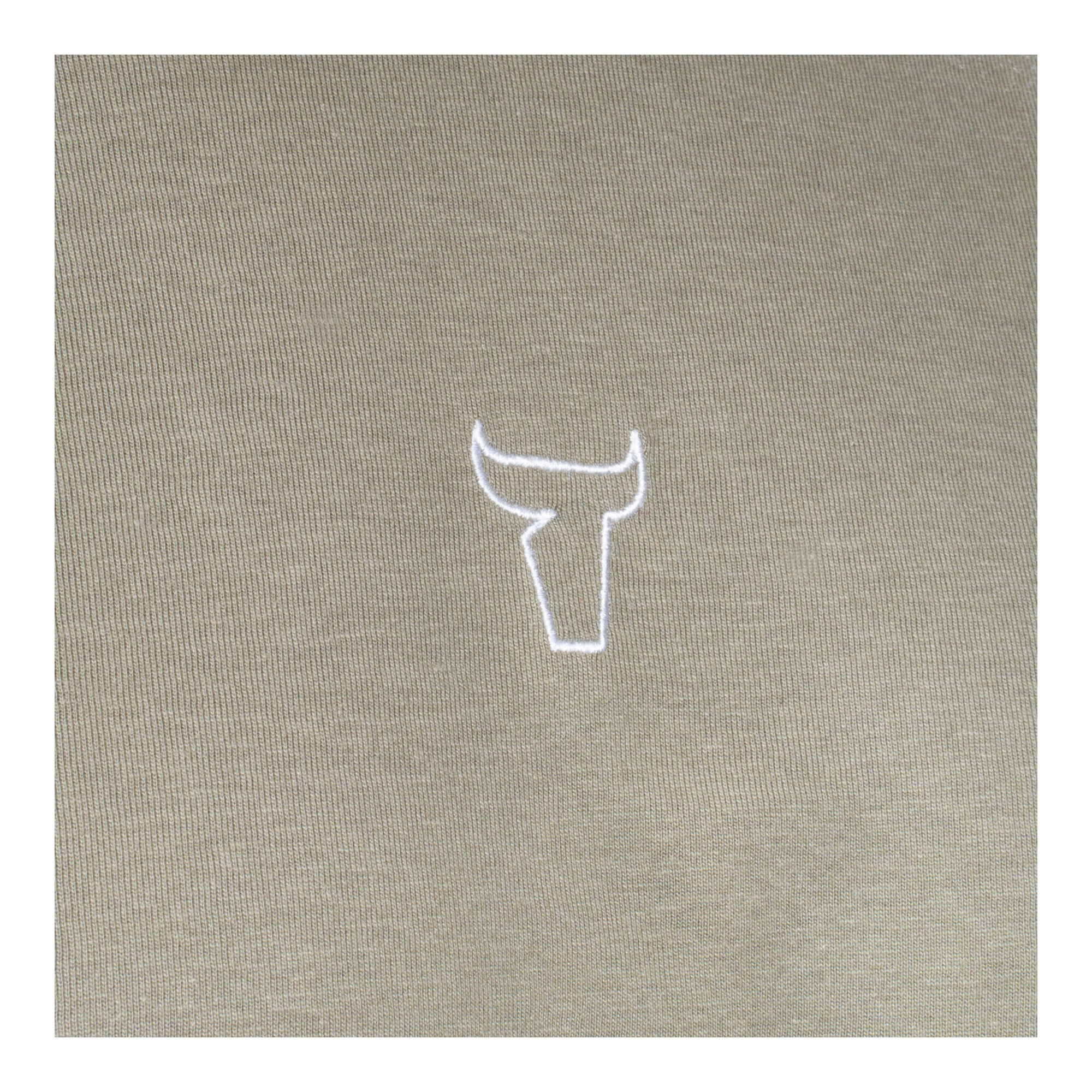 STIER T-Shirt embro essential organic cotton S olive