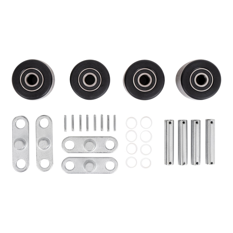 STIER tandem load roller set made of robust nylon including axles + rockers for