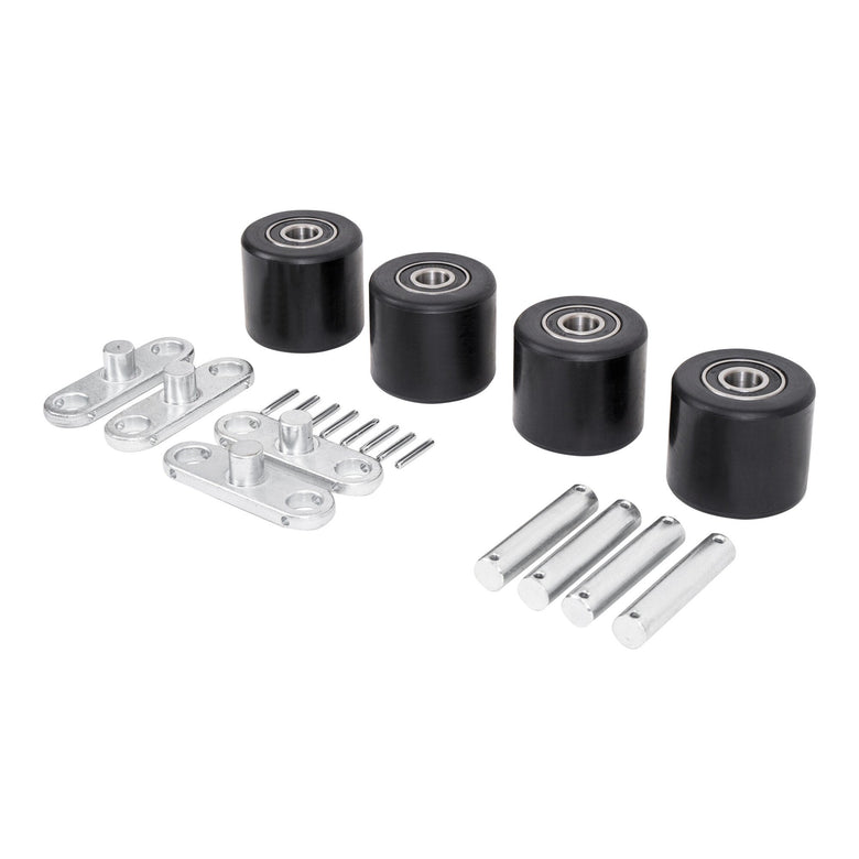 STIER tandem load roller set made of robust nylon including axles + rockers for
