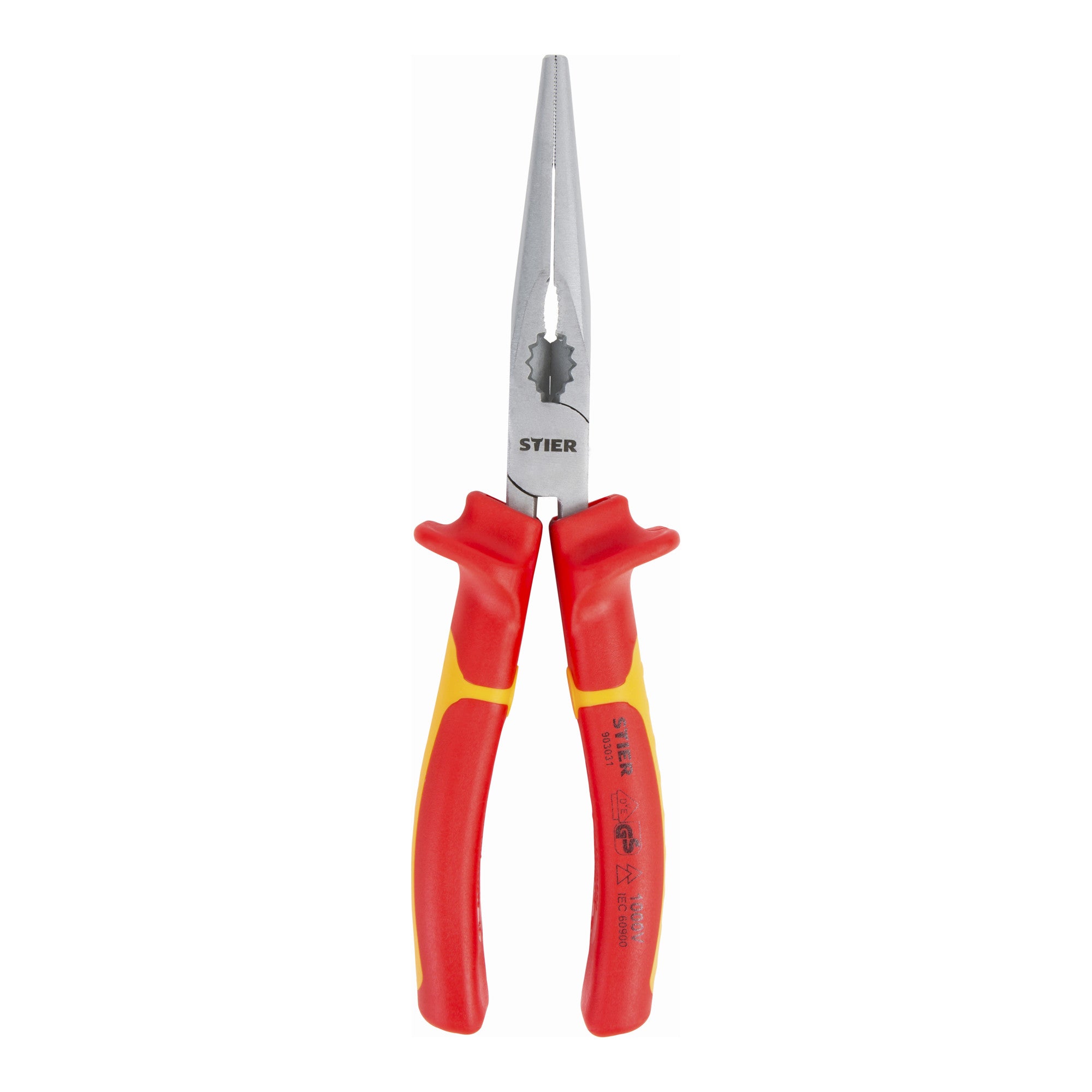 STIER Telefonzange gerade VDE Biegen Schneiden 205 mm Multifunktionale