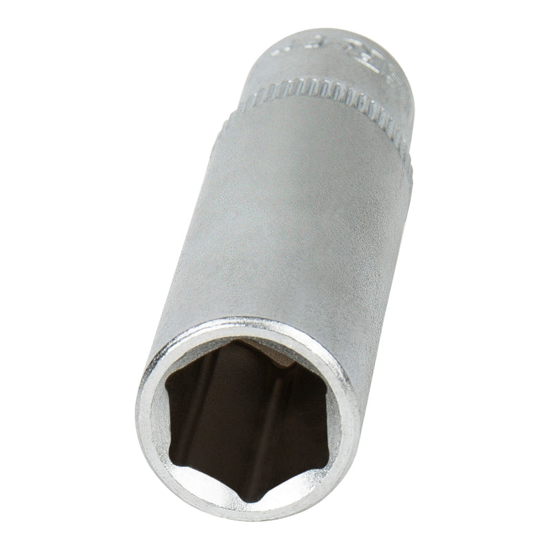 STIER Tiefbett-Sechskant-Steckschlüsseleinsatz 1/4, 3/8, 1/2 Zoll mit SW 4-22 mm