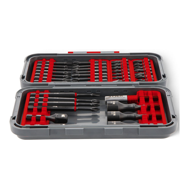 STIER torsion bit set for cordless screwdriver 42-piece interchangeable function assembly vehicle