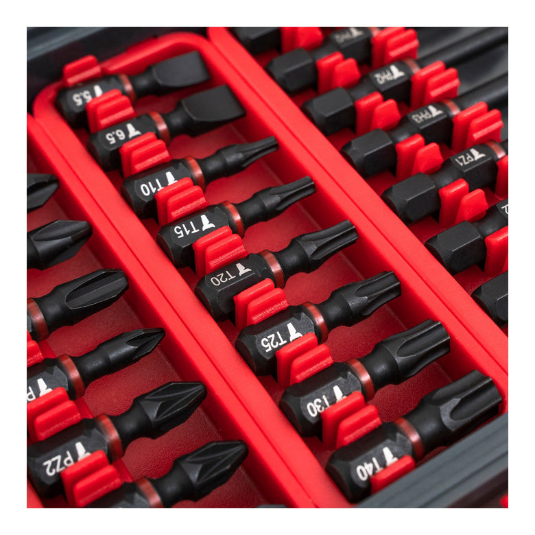 STIER torsion bit set for cordless screwdriver 42-piece interchangeable function assembly vehicle