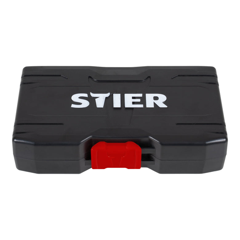 STIER torsion bit set for cordless screwdriver 42-piece interchangeable function assembly vehicle