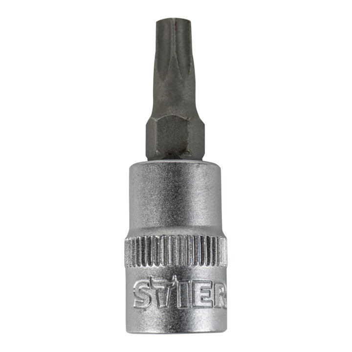 STIER Torx-Bit-Steckschlüsseleinsatz 1/4'' Torx 8-30 Schraubendreher-Einsatz