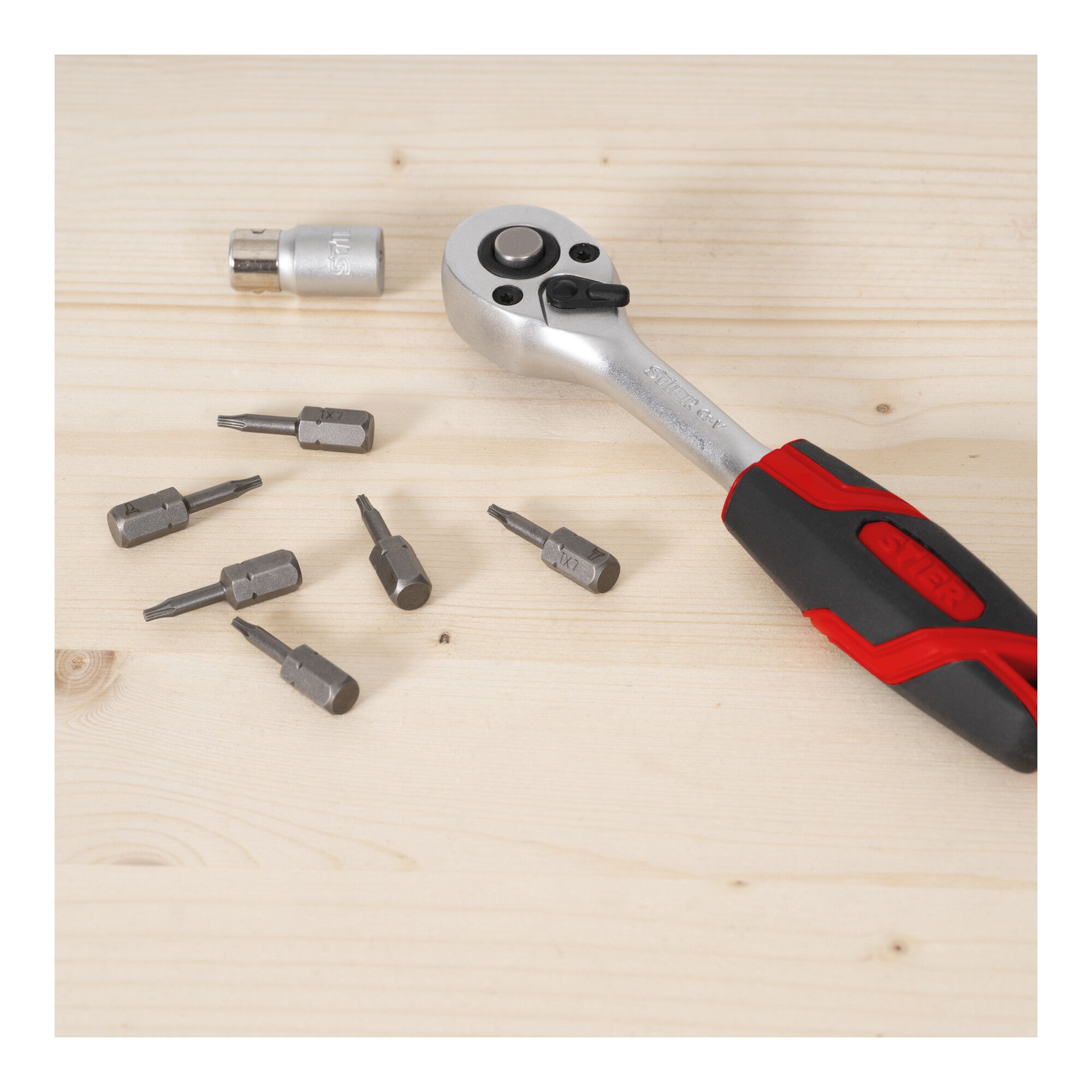 STIER Torx®-Bit TX 7 und TX 8 Form C 6,3 Länge 25 mm 10er Pack 10 Stk