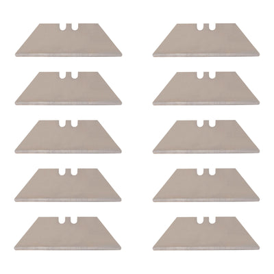STIER trapezoidal blade for folding knives 10 pieces sharpened 19 x 61 mm interchangeable blades
