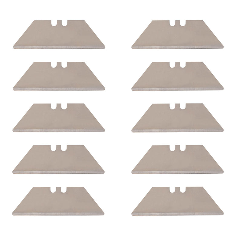 STIER trapezoidal blade for folding knives 10 pieces sharpened 19 x 61 mm interchangeable blades