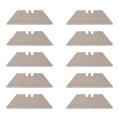STIER trapezoidal blade for folding knives 10 pieces sharpened 19 x 61 mm interchangeable blades