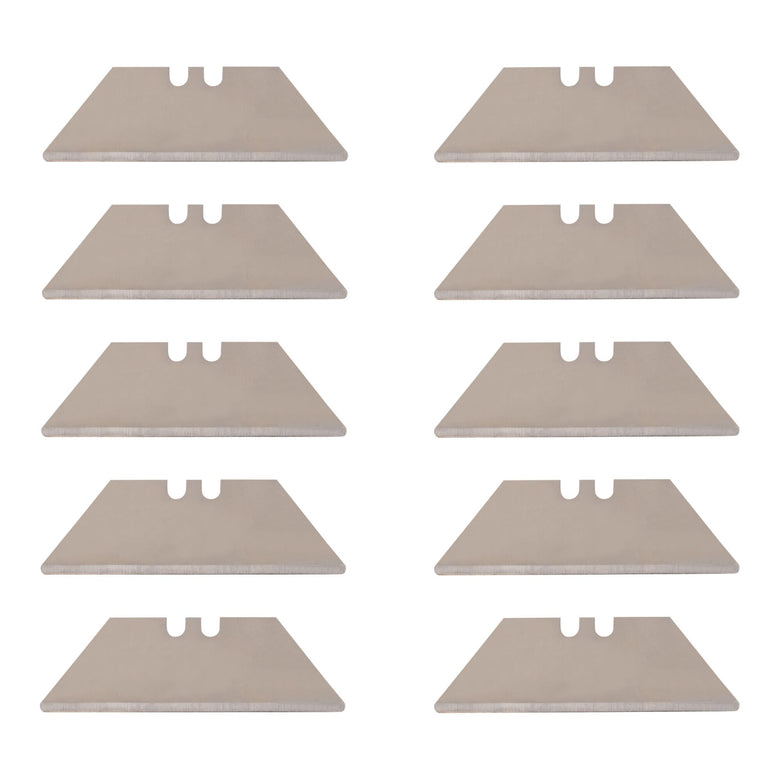 STIER trapezoidal blade for folding knives 10 pieces sharpened 19 x 61 mm interchangeable blades