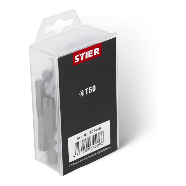 STIER TORX® bit bulk pack T50
