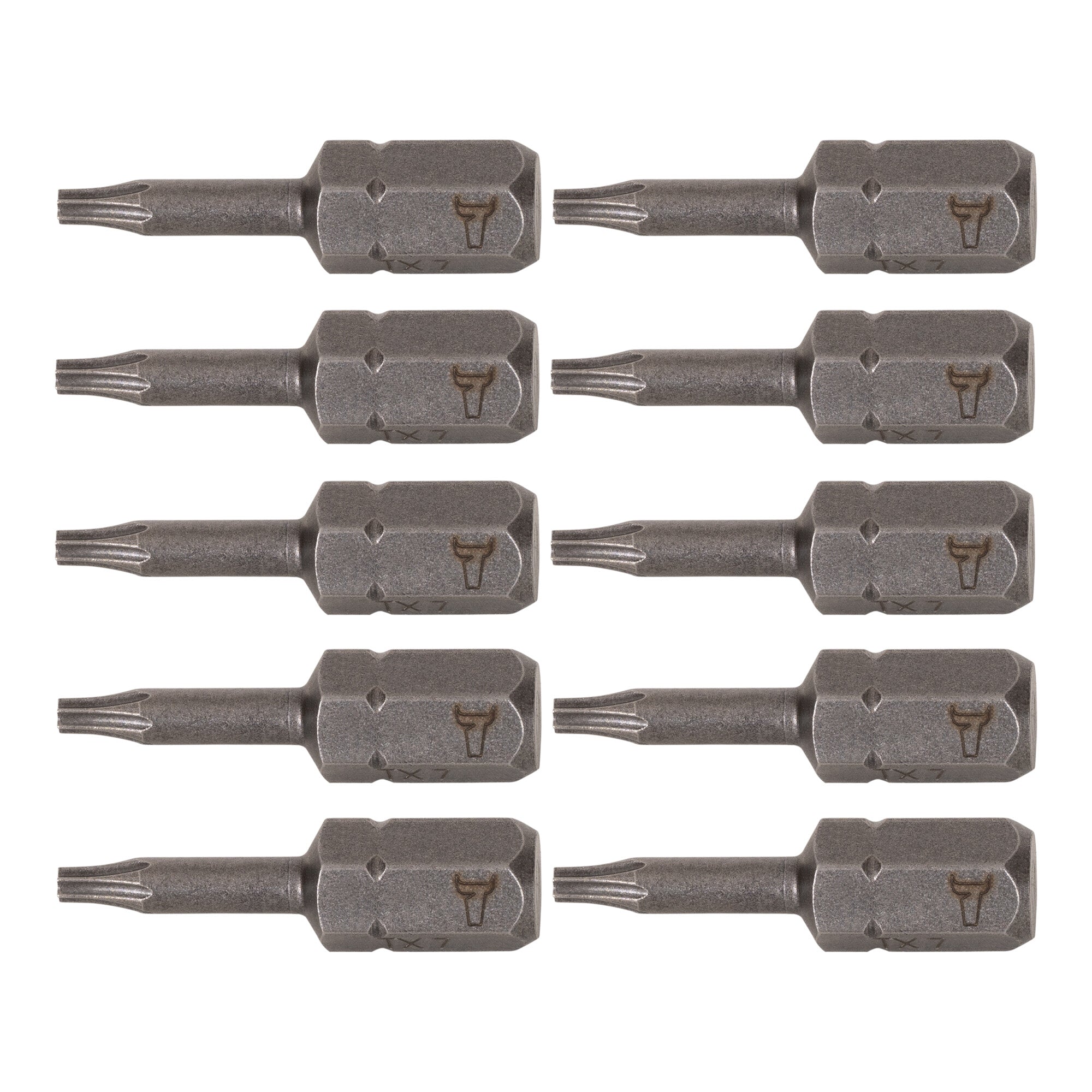 STIER Torx® bit TX 7 and TX 8 form C 6.3 length 25 mm 10-pack 10 pieces