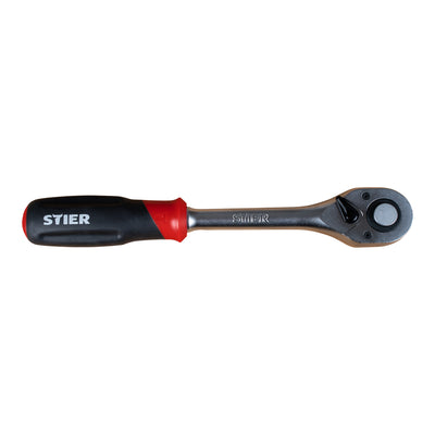 STIER reversible ratchet 1/2 inch with quick release small return angle