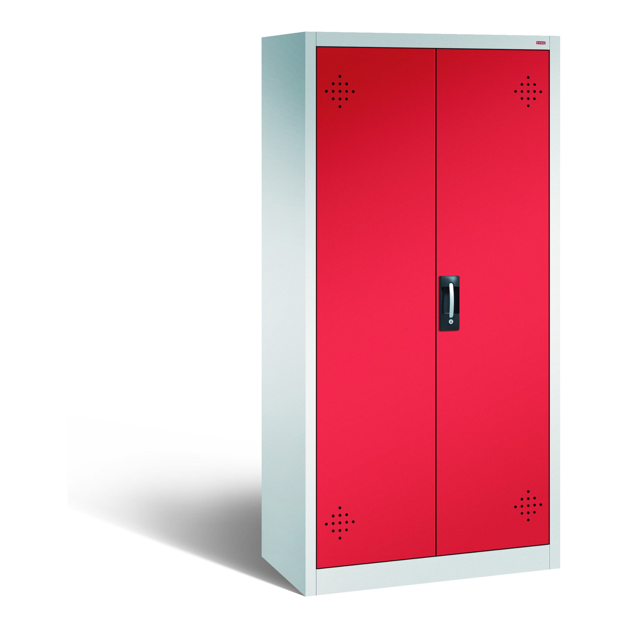 STIER environmental cabinet with 4 galvanized tray shelves and Ergo-Lock 1950x930x500mm