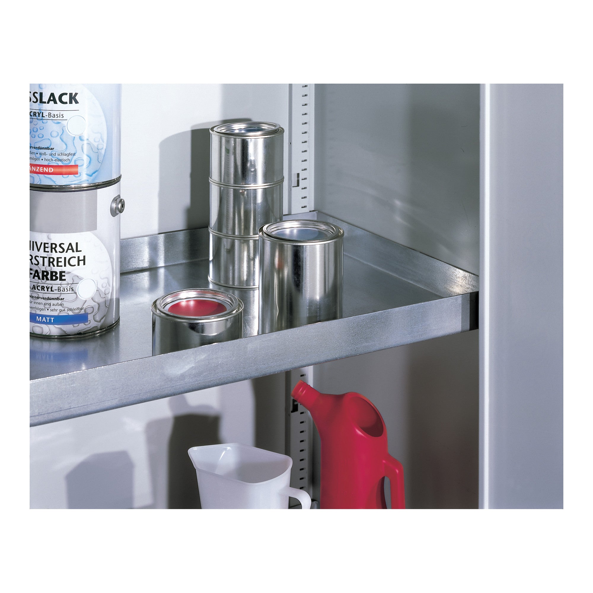 STIER Umweltschrank mit 4 verzinkten Wannenböden und Ergo-Lock 1950x930x500mm