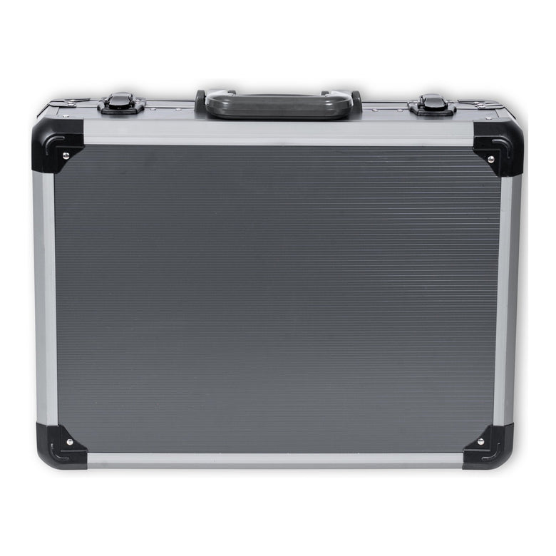 STIER Universal Werkzeugkoffer 144 teilig bestückt Werkzeug Koffer aus Aluminium