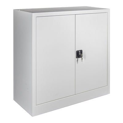 STIER Premium universal cabinet with 2 galvanized shelves 1000x1000x400mm