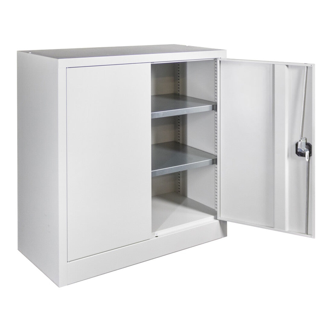 STIER Premium universal cabinet with 2 galvanized shelves 1000x1000x400mm