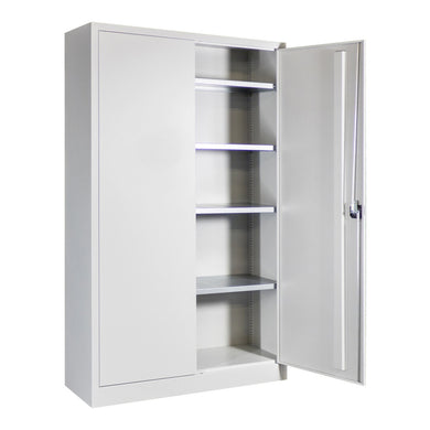 STIER Premium universal cabinet with 4 galvanized shelves 1950x1200x400mm