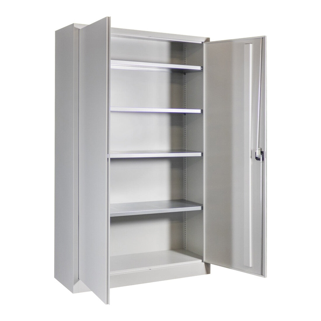 STIER Premium universal cabinet with 4 galvanized shelves 1950x1200x400mm