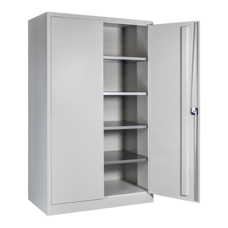 STIER Premium universal cabinet with 4 galvanized shelves 1950x1200x600mm