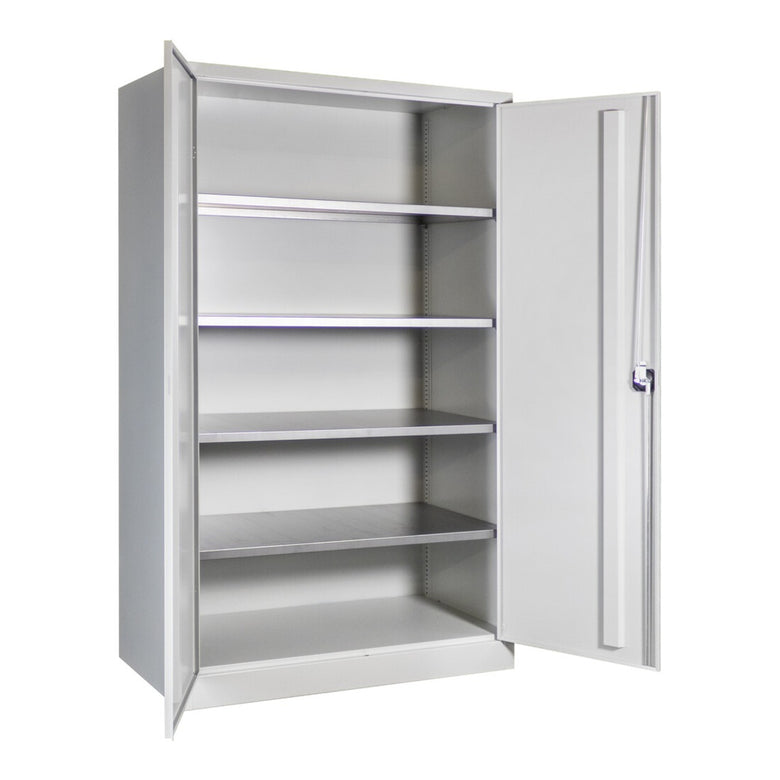 STIER Premium universal cabinet with 4 galvanized shelves 1950x1200x600mm