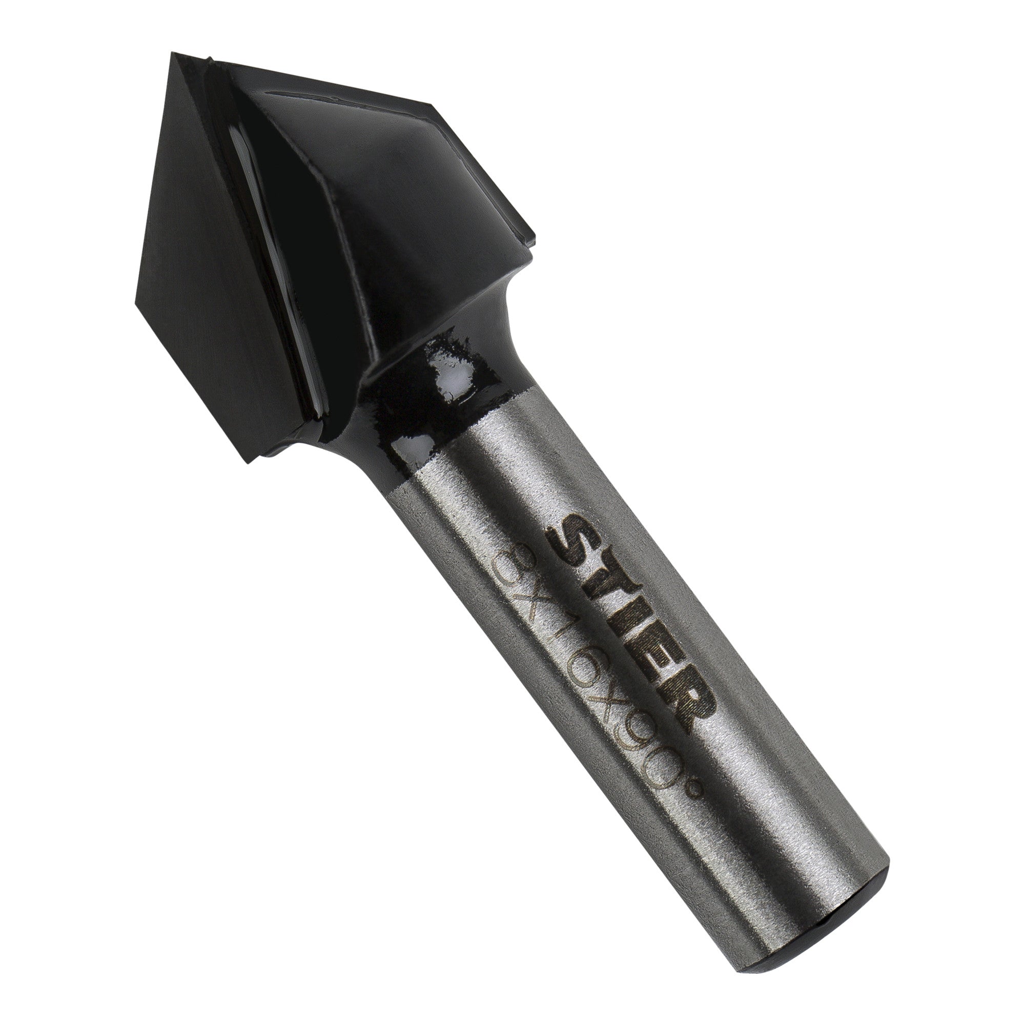 STIER V-groove cutter HM (HW) Ø 16 mm shank Ø 8 mm