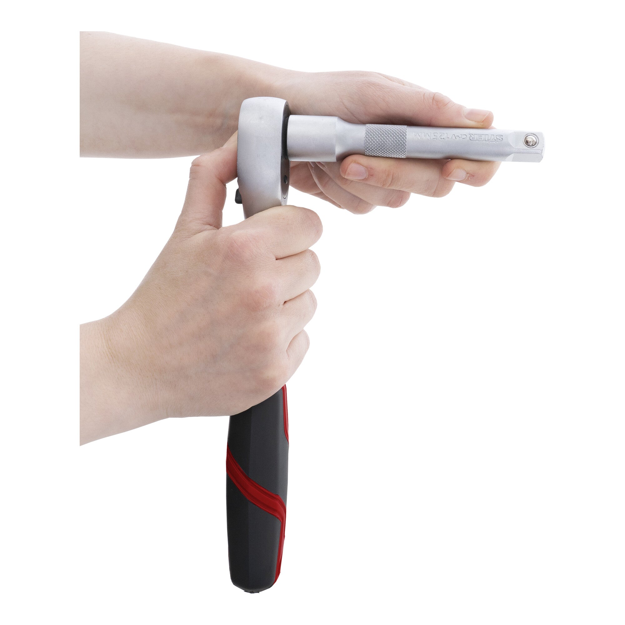 STIER Verlängerung mit Vierkantantrieb 1/4" Länge 50 bis 250 mm matte Ausführung