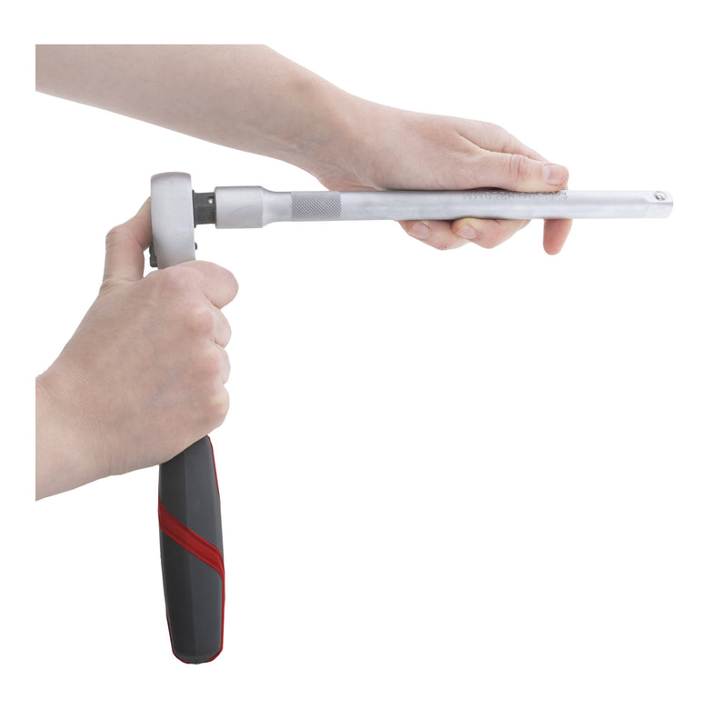 STIER Verlängerung mit Vierkantantrieb 1/4" Länge 50 bis 250 mm matte Ausführung