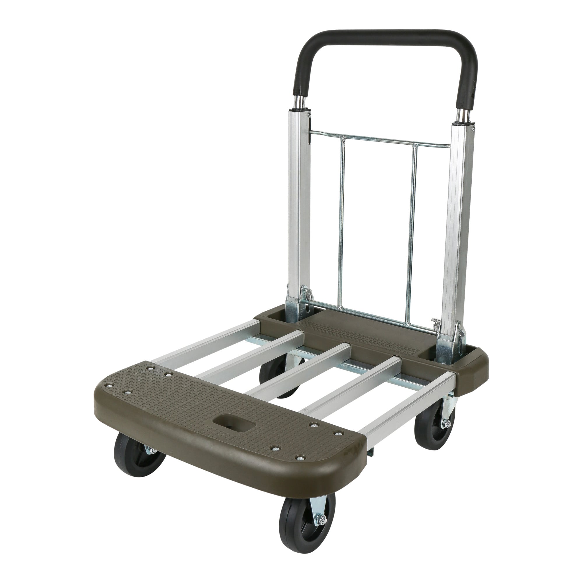 STIER Platform Trolley Adjustable Aluminium Push Cart Load Capacity 150 kg