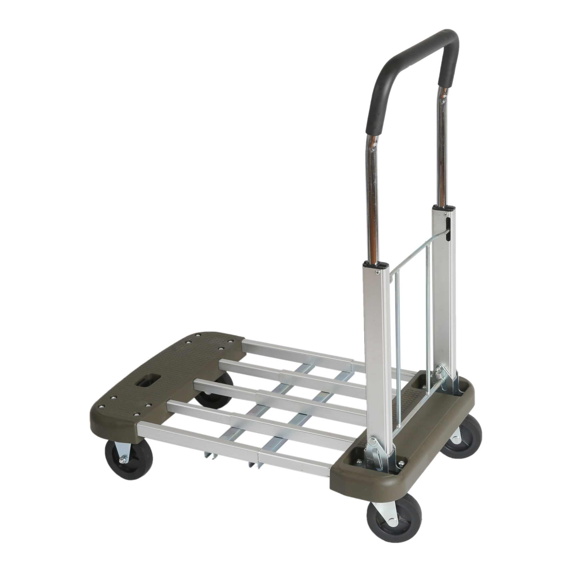 STIER Platform Trolley Adjustable Aluminium Push Cart Load Capacity 150 kg