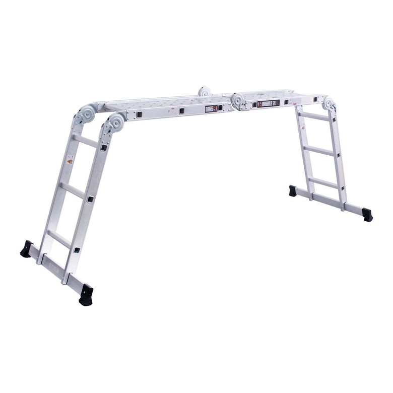 STIER Mehrzweckleiter aus Aluminium max. 3,37 m Vielzweckleiter Universalleiter