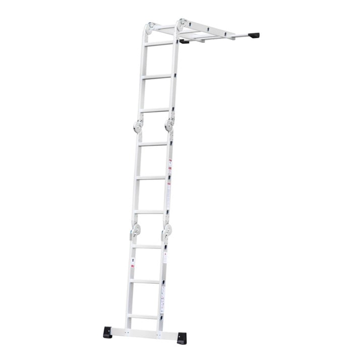 STIER Mehrzweckleiter aus Aluminium max. 3,37 m Vielzweckleiter Universalleiter