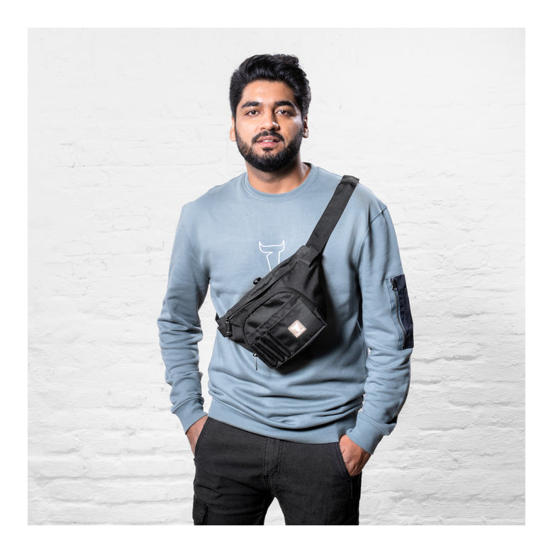 STIER Waist Bag one size black