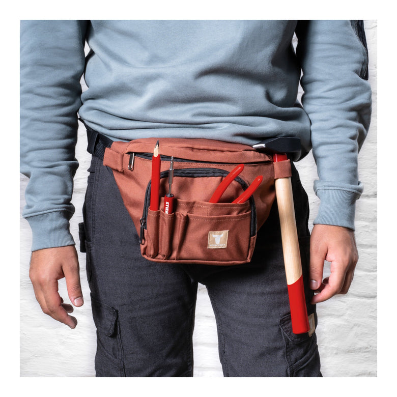 STIER Waist Bag one size signature brown