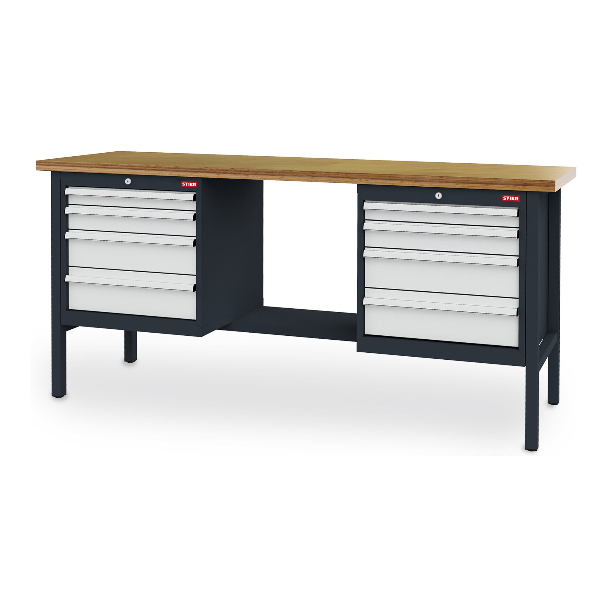 STIER Kegelsenker-Set 5-teilig HSS-Senkbohrer Sechskantantrieb 1/4 Zoll Größen