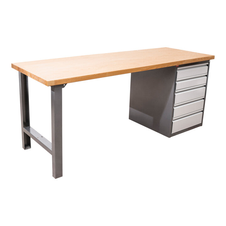 STIER Workbench Premium, 5 drawers, various sizes, work table Made in Germany