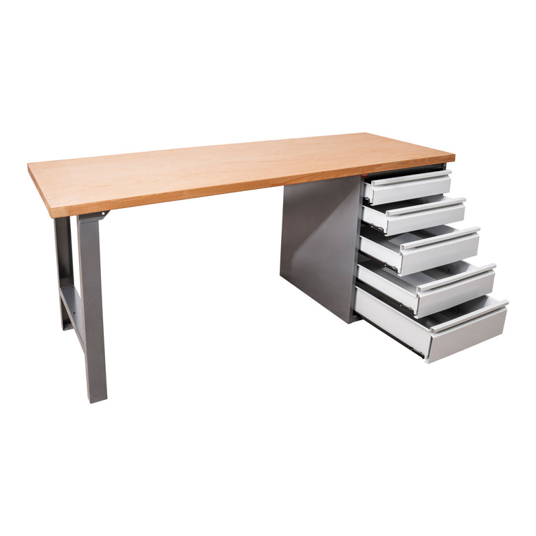 STIER Workbench Premium, 5 drawers, various sizes, work table Made in Germany