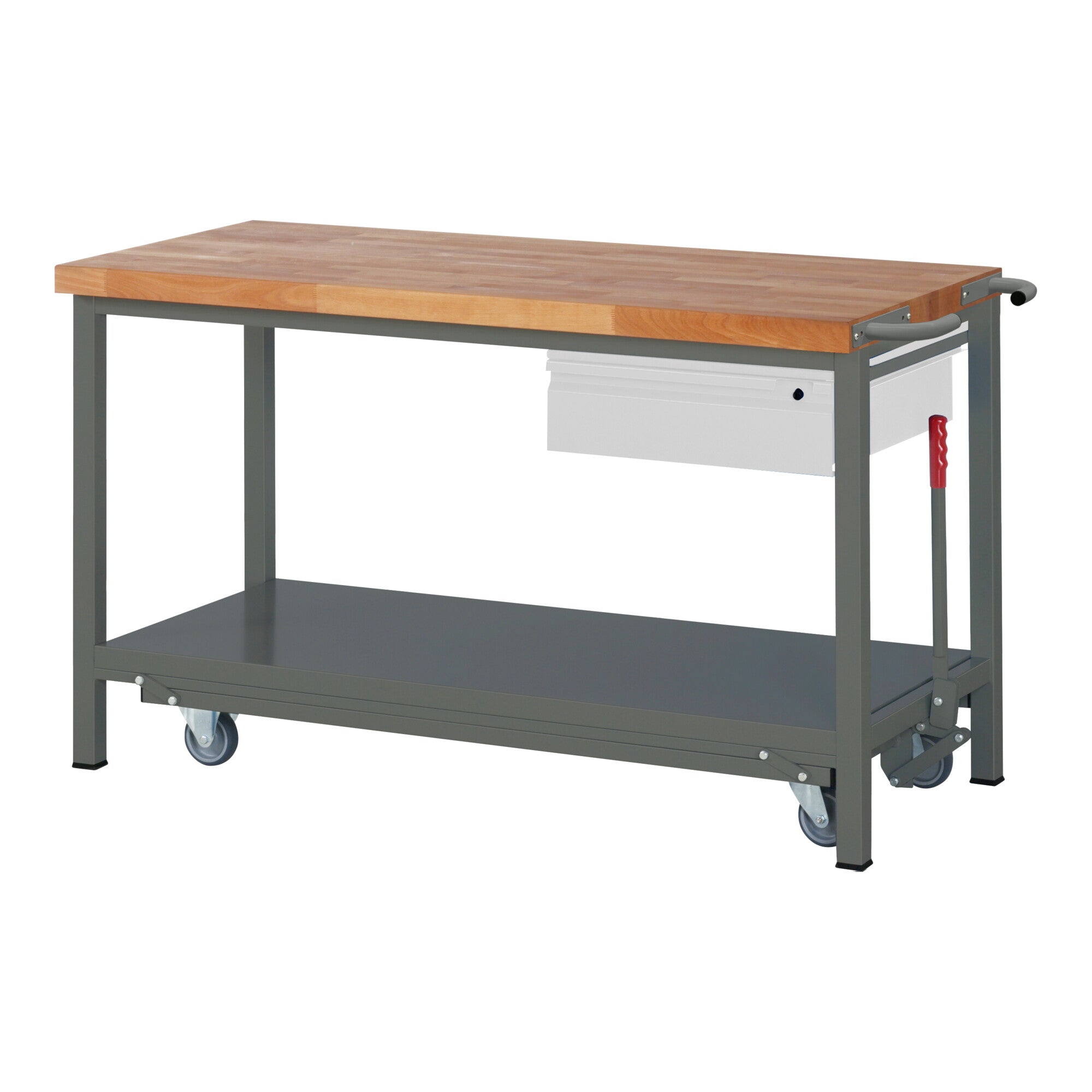 STIER Premium workbench with abs. chassis and 1 drawer WxDxH 1500x700x880