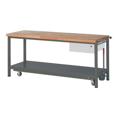 STIER Premium workbench with abs. chassis and 1 drawer WxDxH 2000x700x880