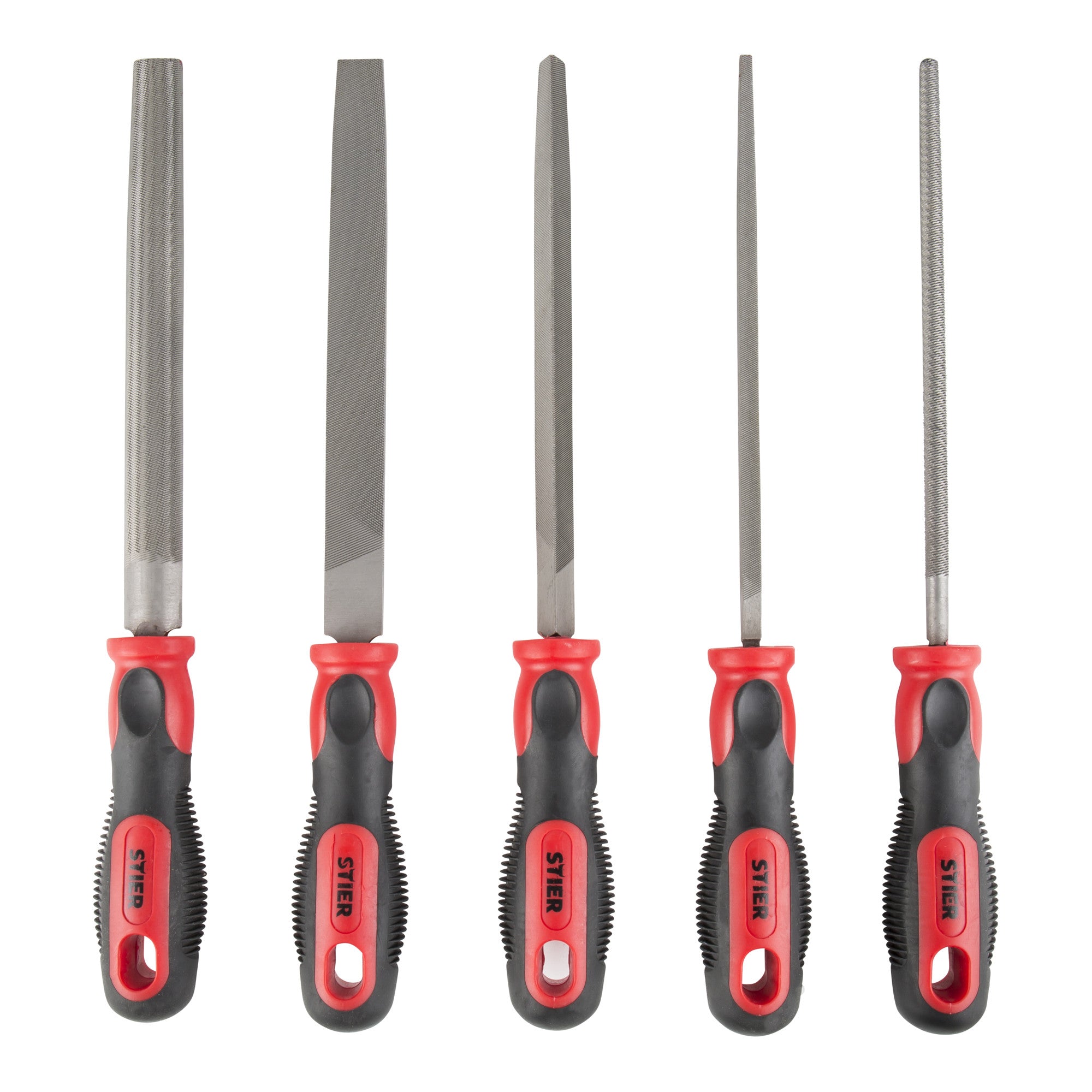 STIER Werkstattfeilen-Satz 200 mm H2 5-teilig