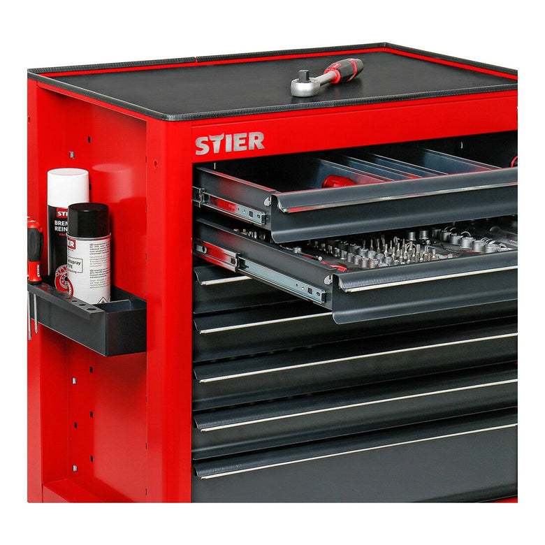 STIER Workshop Trolley Red