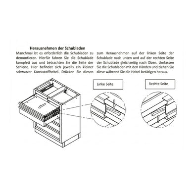 STIER Premium workshop trolley with stainless steel work surface, complete with 223 pieces