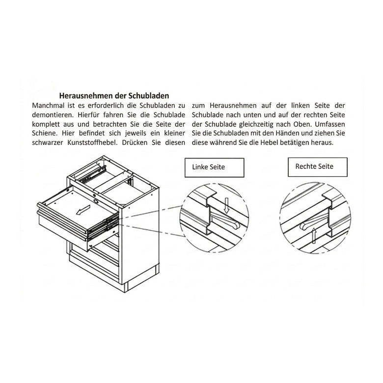 STIER Premium workshop trolley with stainless steel work surface, complete with 223 pieces